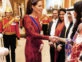 Kate Middleton saludando a los invitados. Foto: Instagram.
