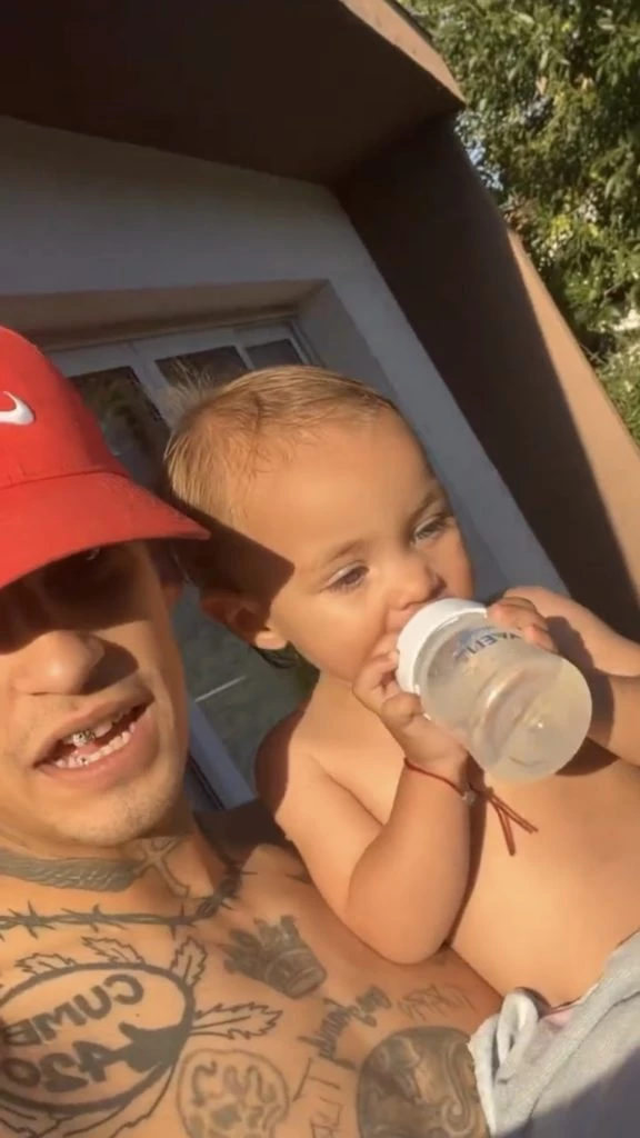 LGante y su hija Jamaica. Foto: Instagram.