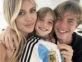 Wanda Nara y sus hijos alentando a la selección argentina. Foto: Instagram.