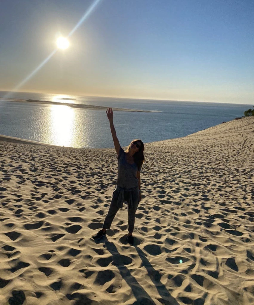 Juliana Awada en Qatar. Foto: Instagram.