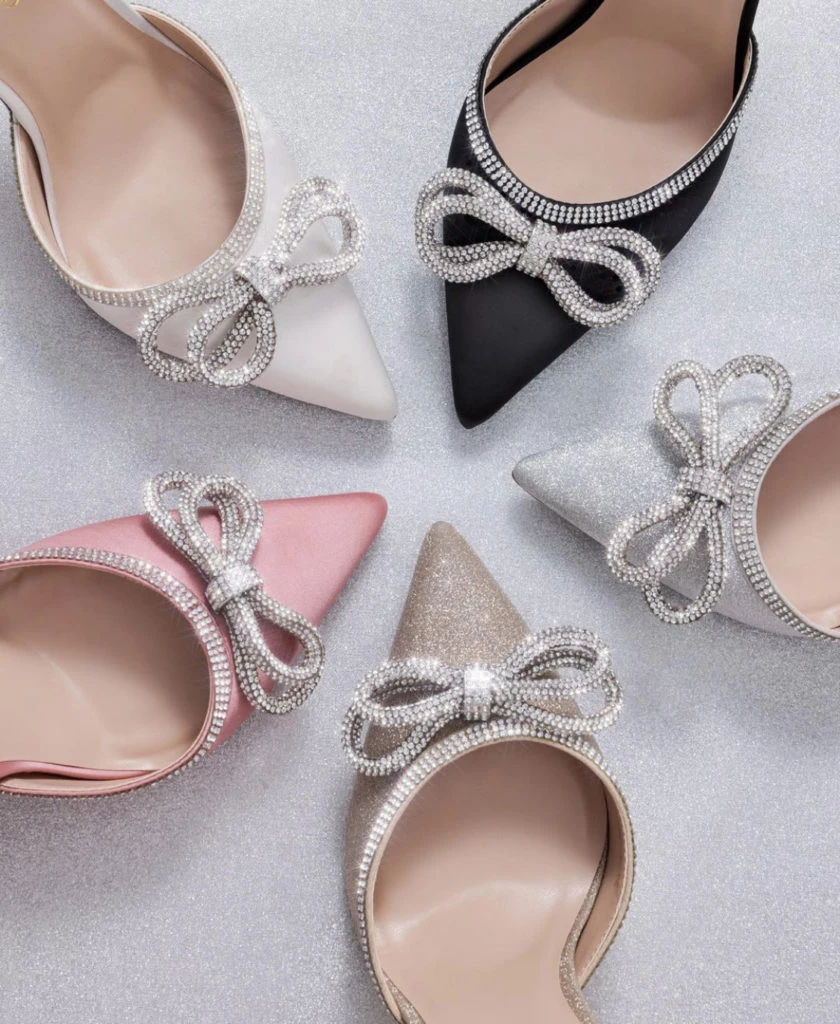 Zapatos con brillos para esta Nochebuena. Foto: Pinterest.