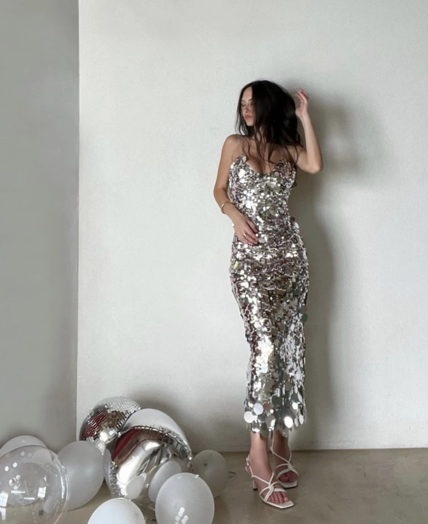 Looks con brillos para Nochebuena