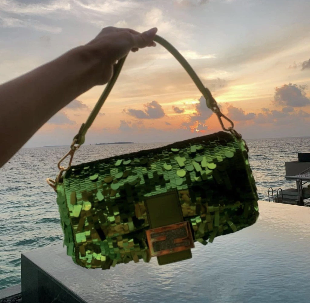 Looks con brillos para Nochebuena