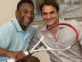 Pelé junto a Roger Federer