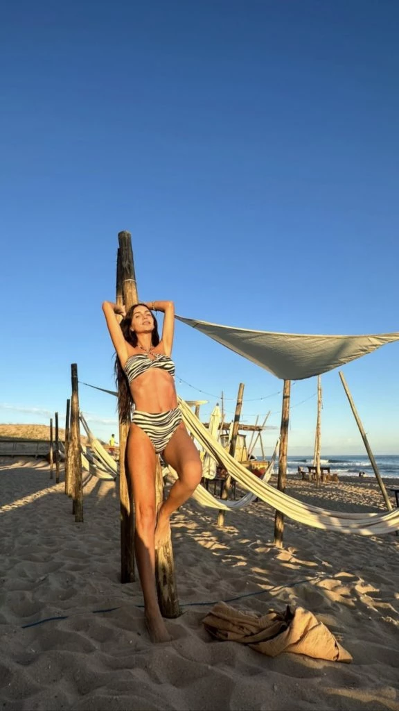 Zaira Nara lució en Punta del Este el bikini que es tendencia. Foto: Instagram.