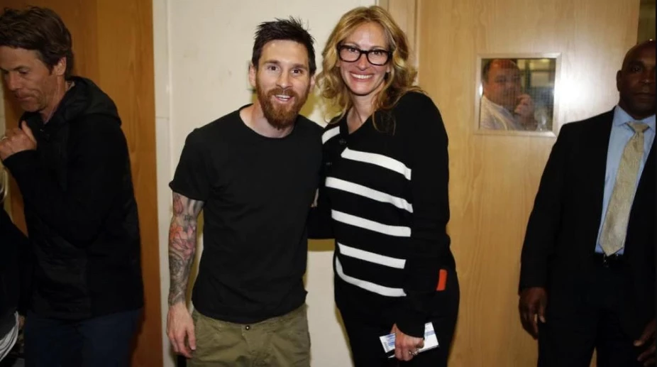 El fanatismo de Julia Roberts por Leo Messi