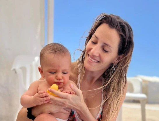 Las primeras vacaciones de Mica Viciconte y Fabián Cubero junto a Luca