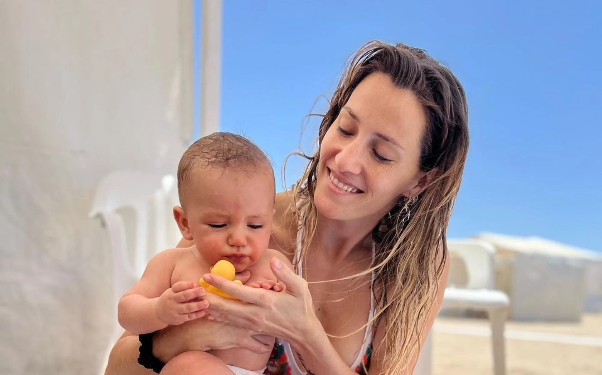 Las primeras vacaciones de Mica Viciconte y Fabián Cubero junto a Luca