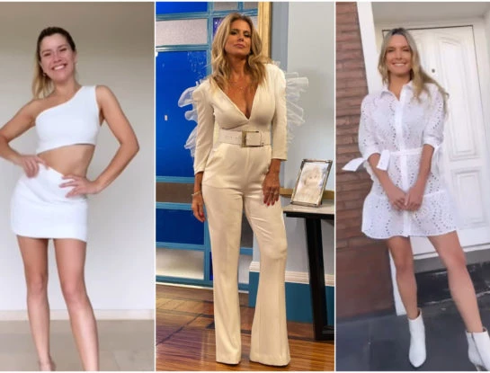 Laurita Fernández, Sofía Zámolo y Flavia Palmiero muestran looks total white para lucir en Año Nuevo