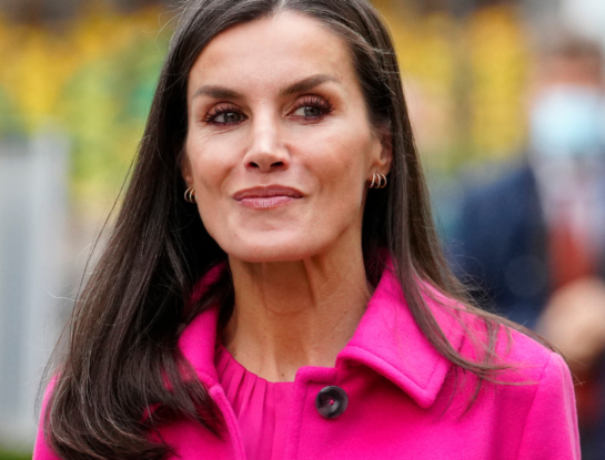 Letizia lució la versión más chic del barbiecore