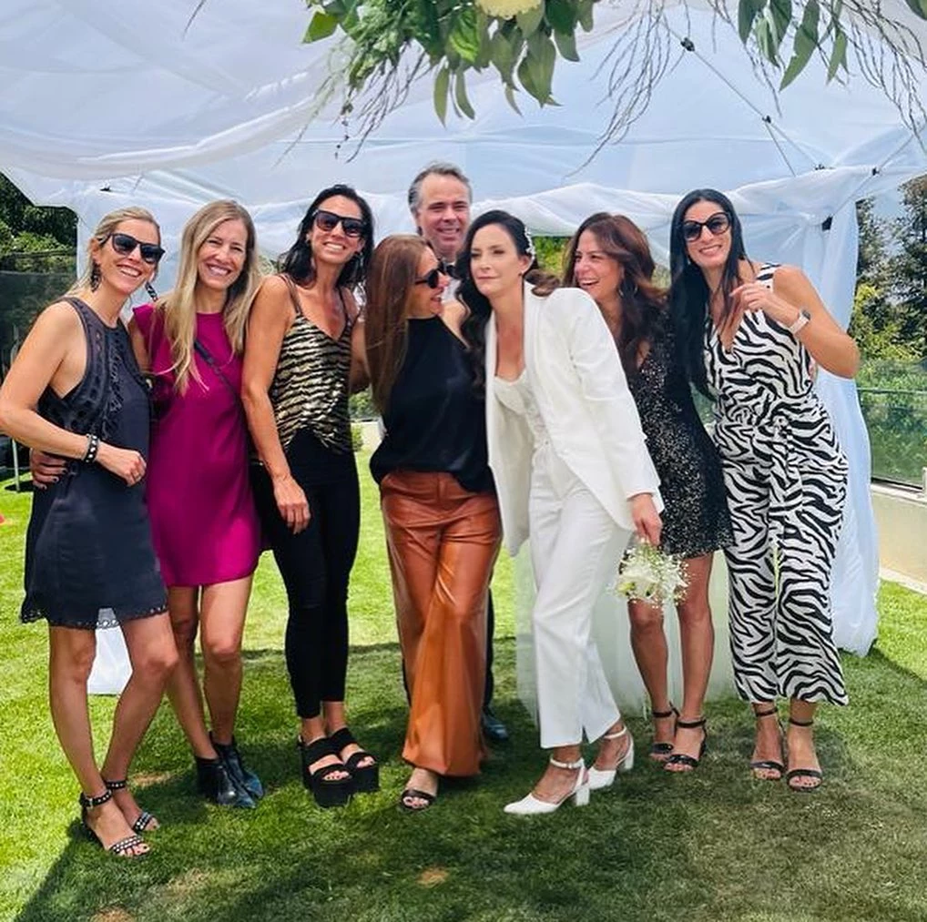 Luciana Aymar mostró su boda al aire libre con Fernando González