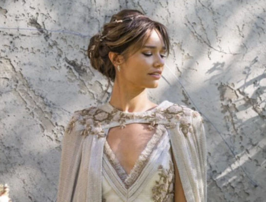 El impactante look de novia de Manu Viale: llevó un vestido de estilo rústico boho