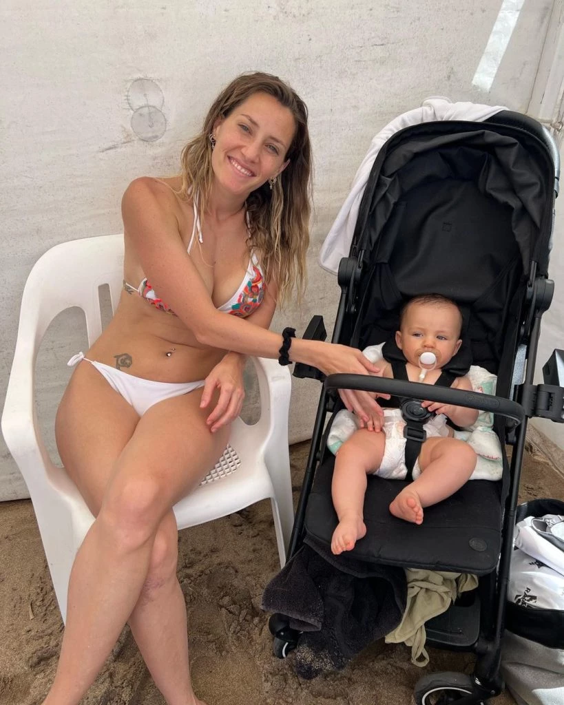 Mica Viciconte mostró sus primeras vacaciones con Luca, su hijo