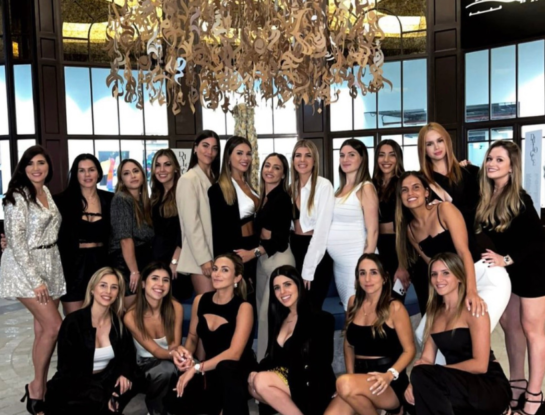 Cumbre "mundial" de mujeres: las parejas de los jugadores de la selección se reunieron en la previa a la semifinal