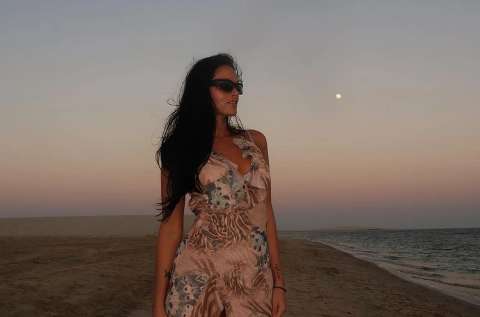 Oriana Sabatini llegó a Qatar para acompañar a su novio Paulo Dybala