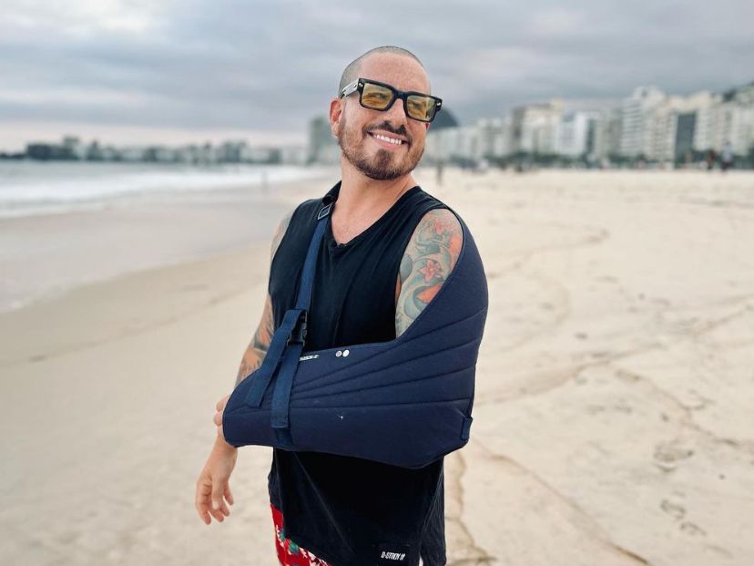 Fede Bal mostró cómo le quedó el brazo después de su accidente de Brasil