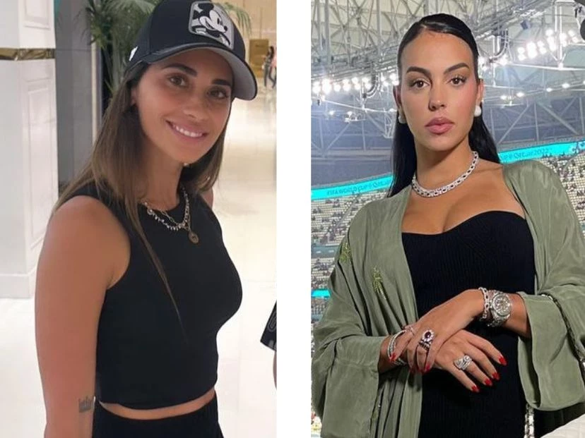 Los looks de Georgina Rodríguez y Antonela Roccuzzo