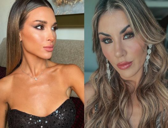 Los looks de Agustina Gandolfo y Muri Benítez, las parejas de Lautaro Martínez y Lisandro Martínez