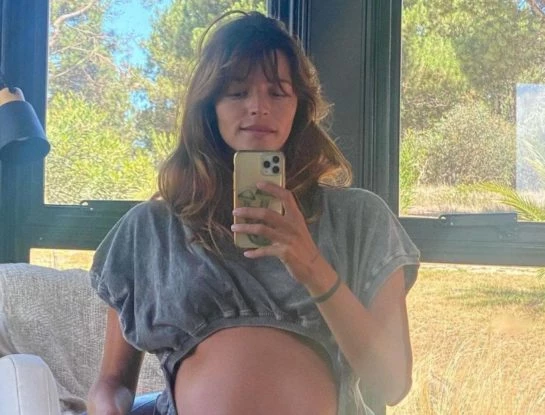 El video de Calu Rivero mostrando cómo se mueve su bebé en la panza