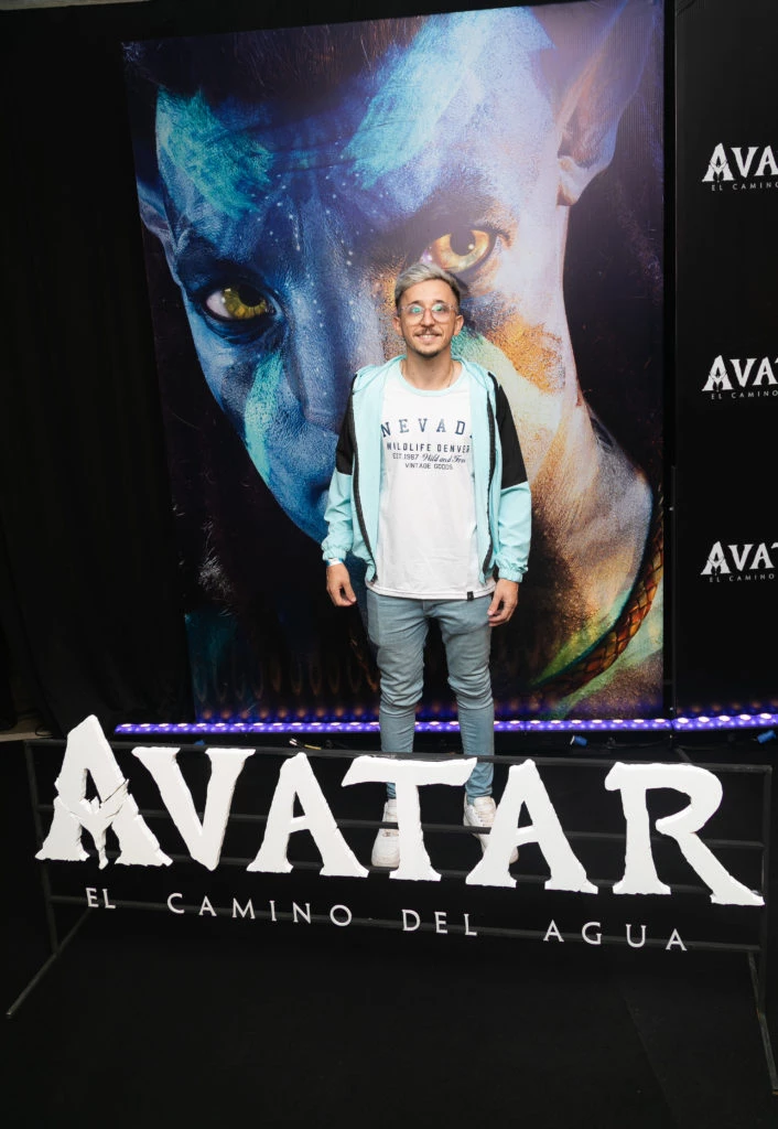 Rodrigo Noya en estreno de Avatar el camino del agua