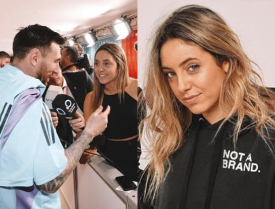Quién es Sofía Martínez, la novia de Diego Leuco que recibió un costoso regalo de un jeque en Qatar: tiene 29 años y es periodista deportiva