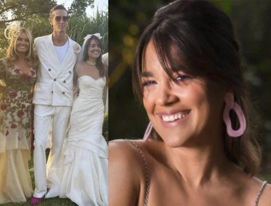 El look de novia súper romántico de Sonia Zavaleta
