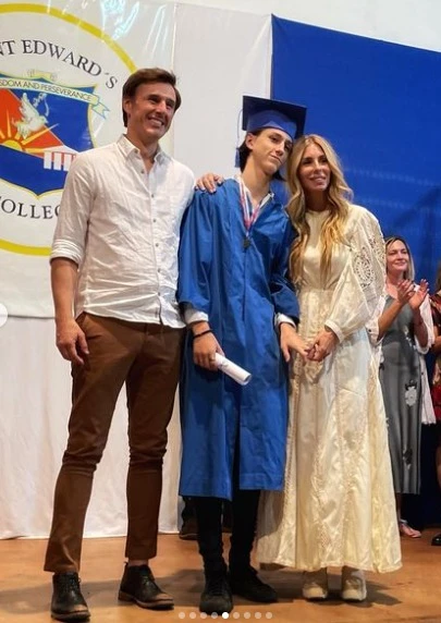 Roberto Garcia Moritán con Santino