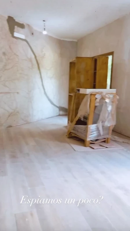 así está quedando la casa de agustina cherri