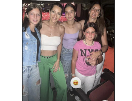 La salida de chicas de Mica Viciconte y las hijas de Fabián Cubero