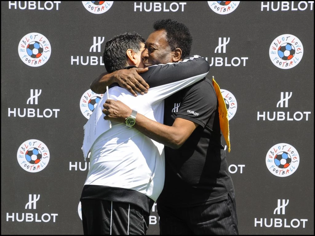 pele y maradona