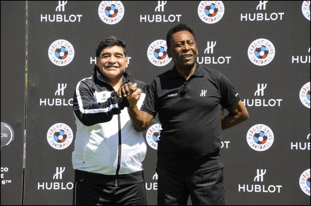 pele y maradona