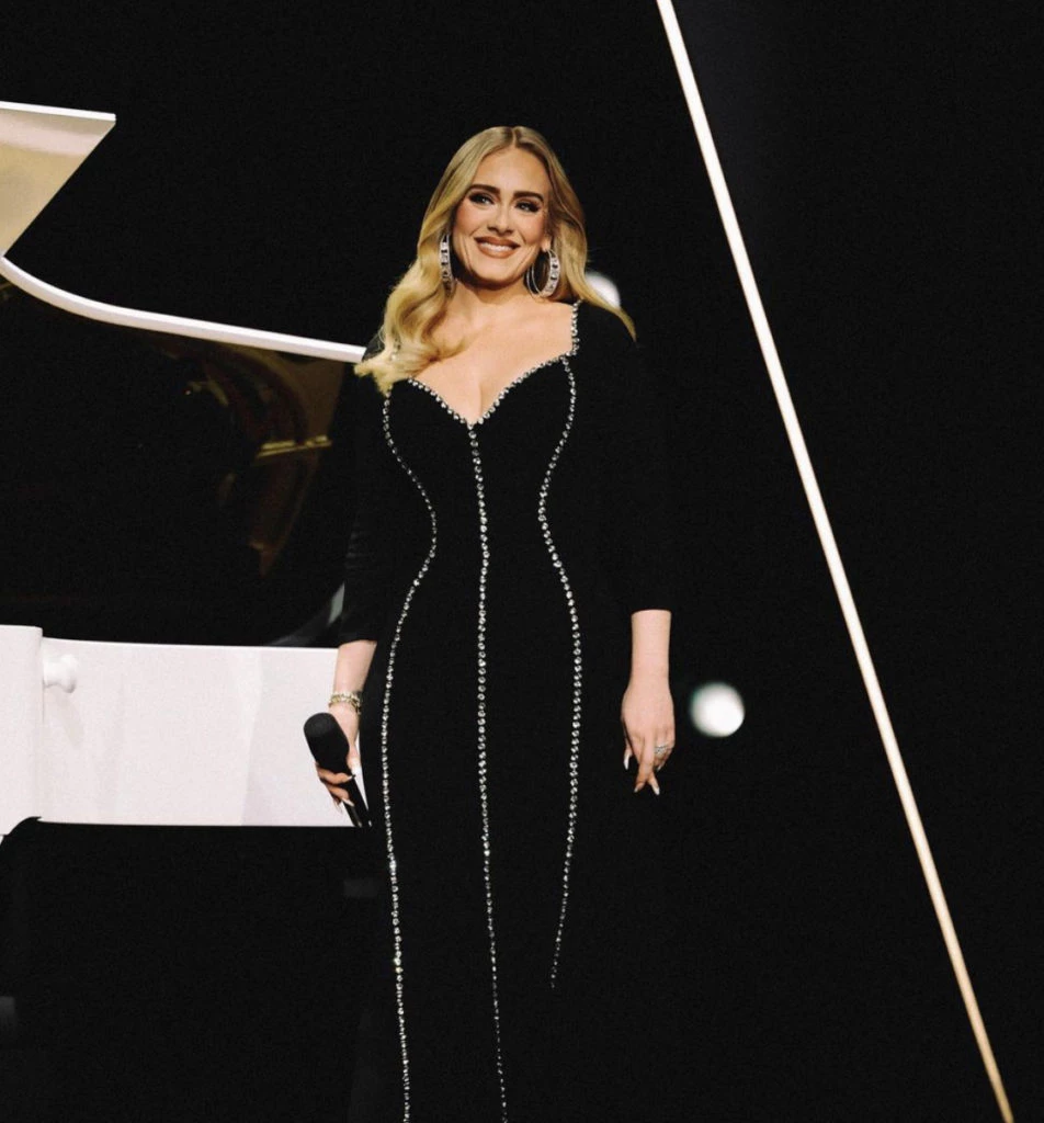 Adele en Las Vegas. Foto: Instagram.