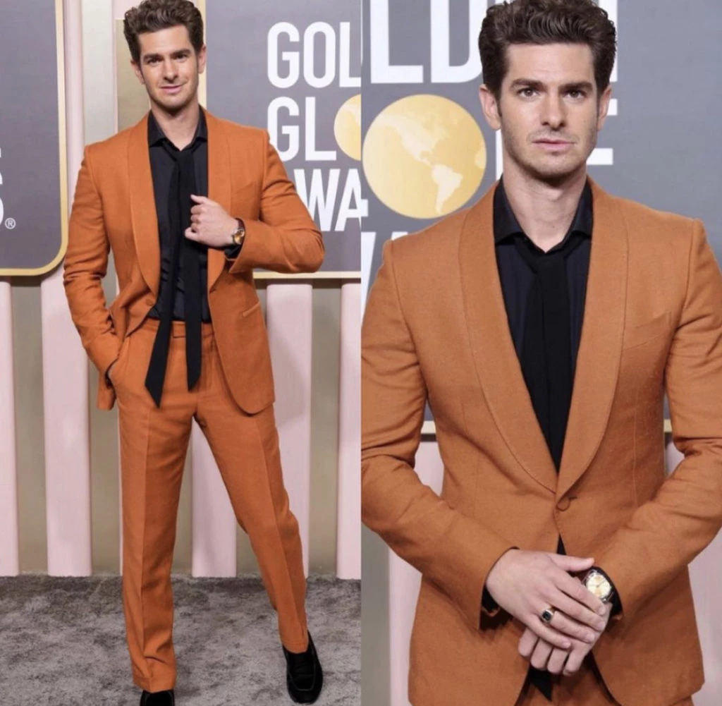Andrew Garfield en los Golden Globes 2023.