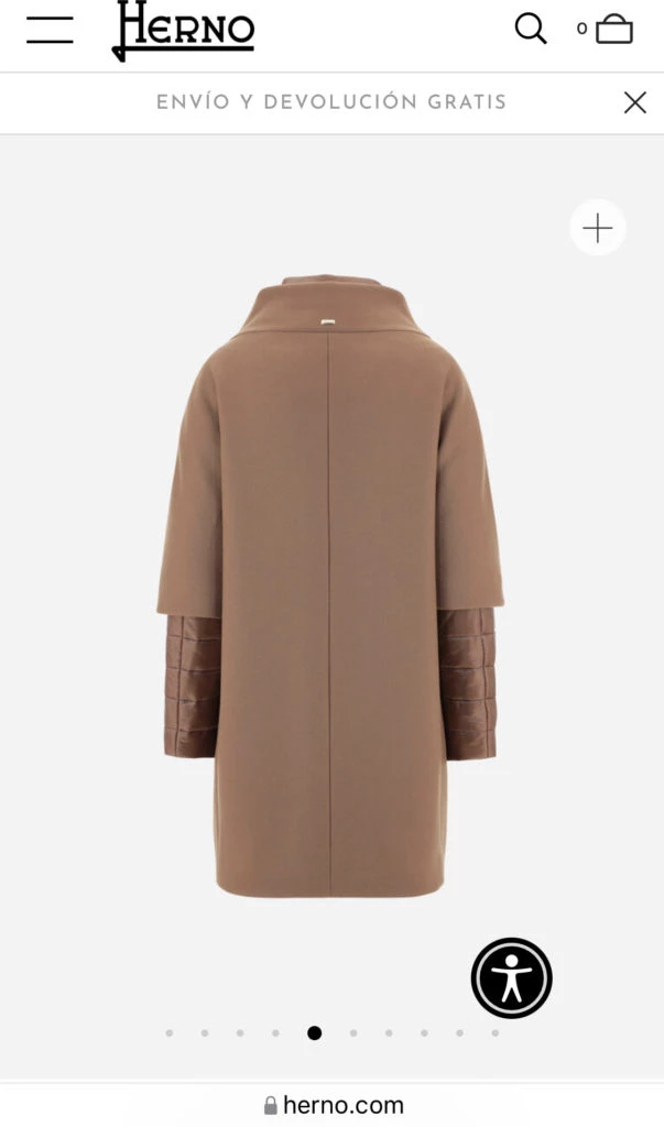 Antonela Roccuzzo usó un abrigo sustentable para ir a la cancha. Foto: Instagram.