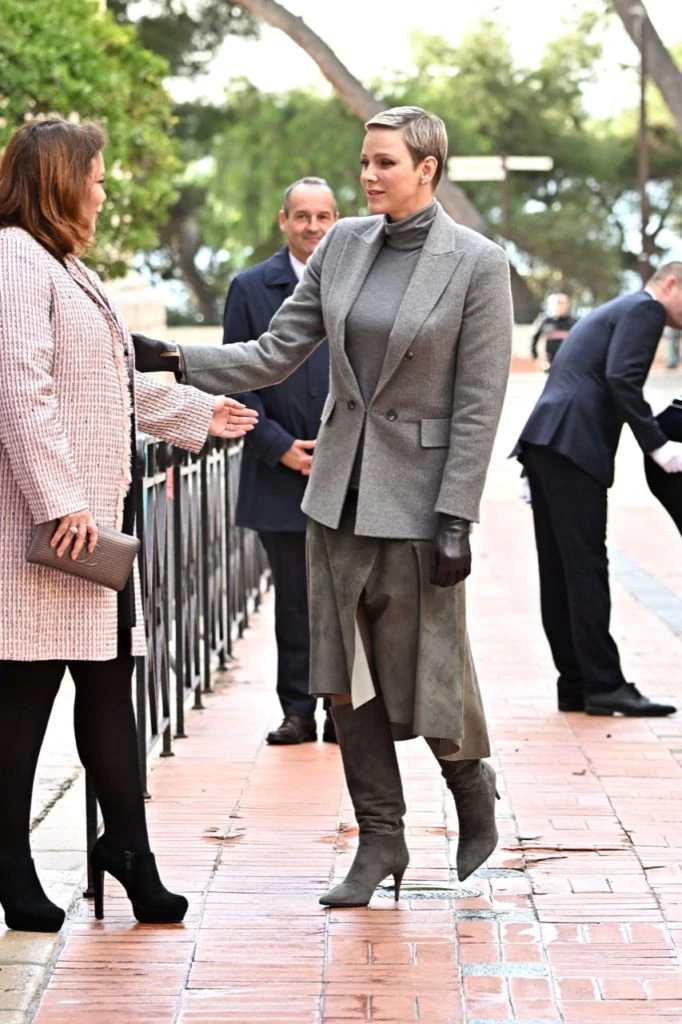 Charlene de Mónaco en Santa Dévota