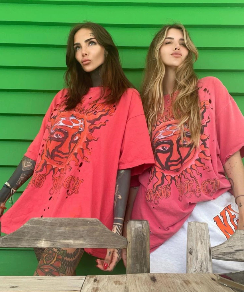 Cande y Mica Tinelli coincidieron en sus looks
