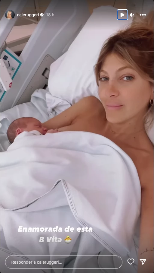 Cande Ruggeri con Vita maccari