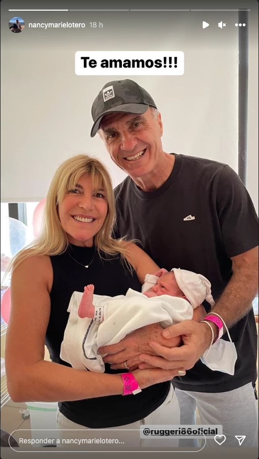 Nancy Otero y Oscar Ruggeri con Vita Maccari