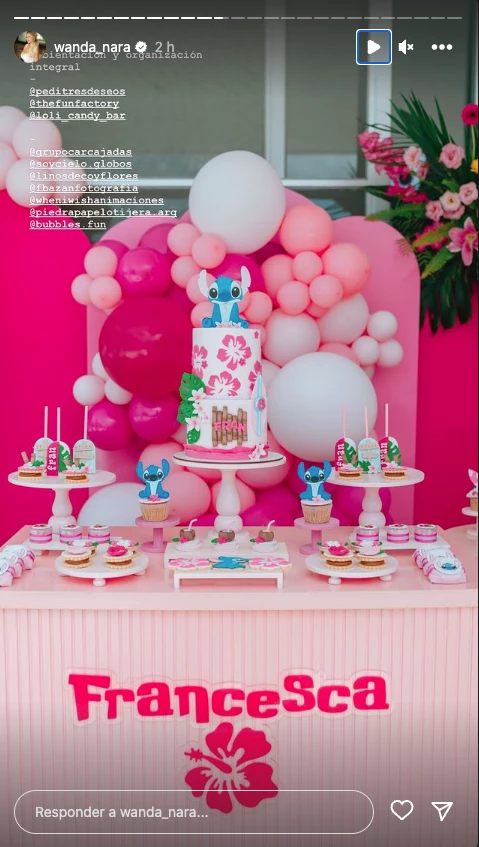 Cumpleaños Francesca Icardi