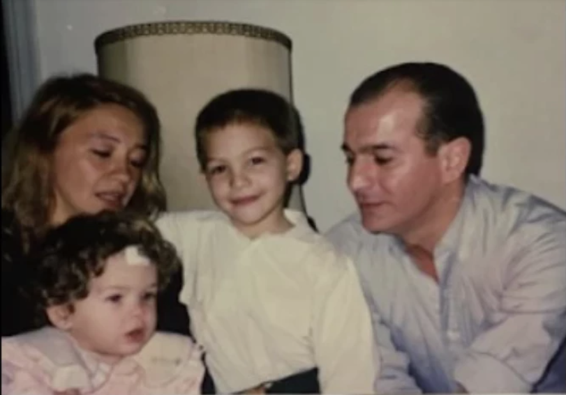 La China Suárez con su papá