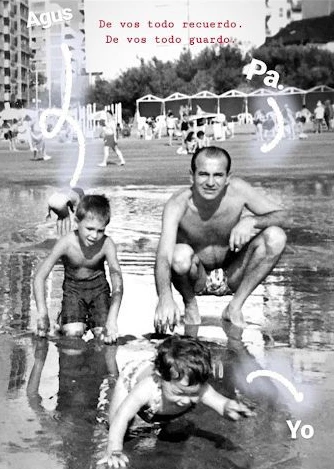 La China Suárez con su papá