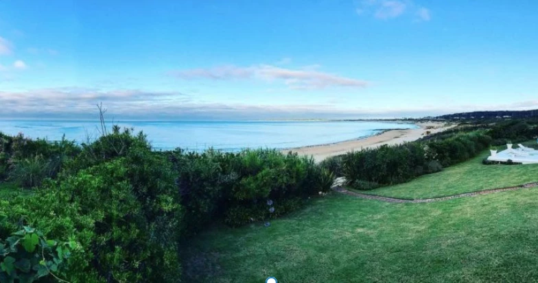 Marcela Tinayre, en la casa de punta del este