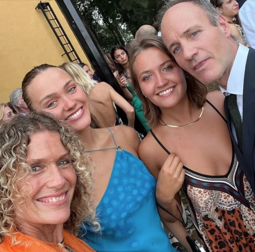 Maru Botana con sus hijos