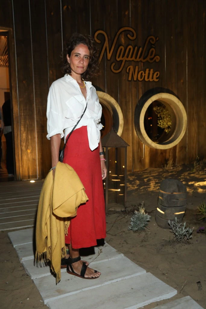 Catalina Chavanne en la apertura de Napulé Notte