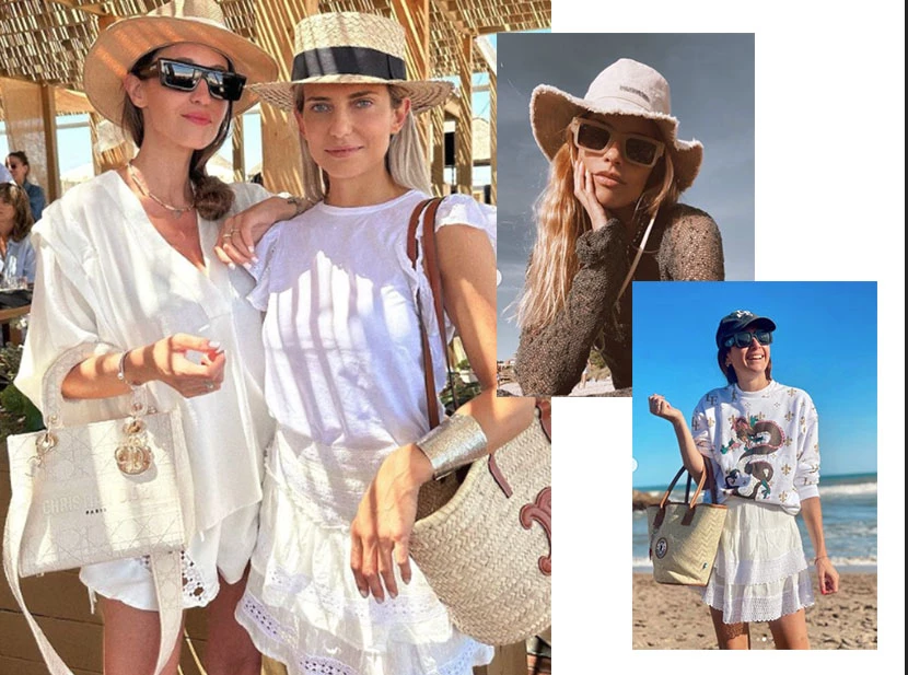 Looks influencers para ir a la playa