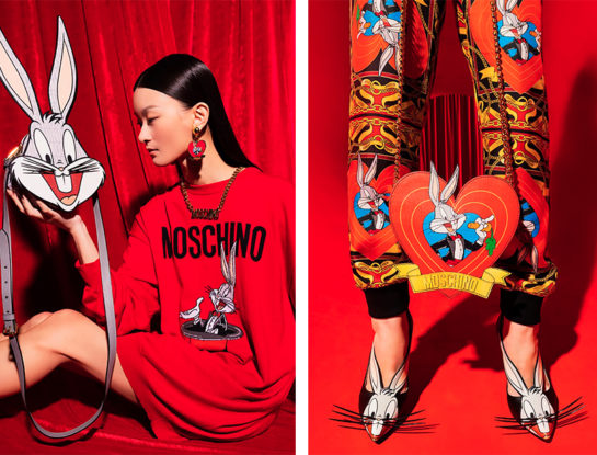 Moschino festeja el año nuevo chino con una colección by Bugs Bunny