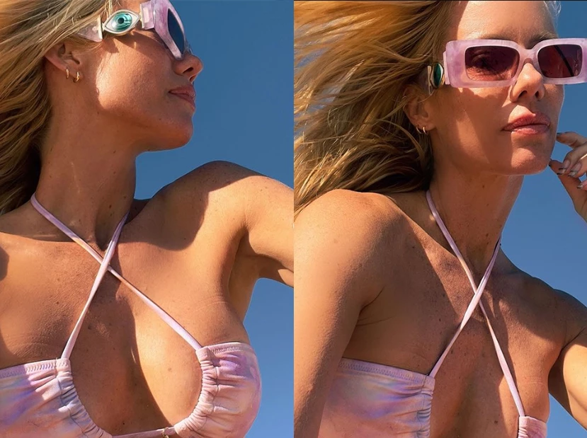 Nicole Neumann impone la bikini al revés