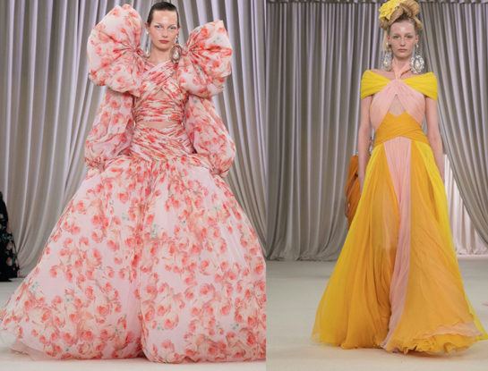 El volúmen y la feminidad protagonizan la fantástica colección de Giambattista Valli