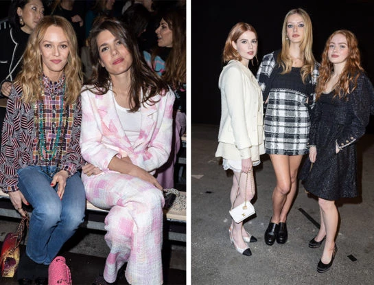 Vidriera: desde Charlotte Casiraghi a Lucy Boynton, los looks más trendy del desfile de Chanel Alta Costura 2023