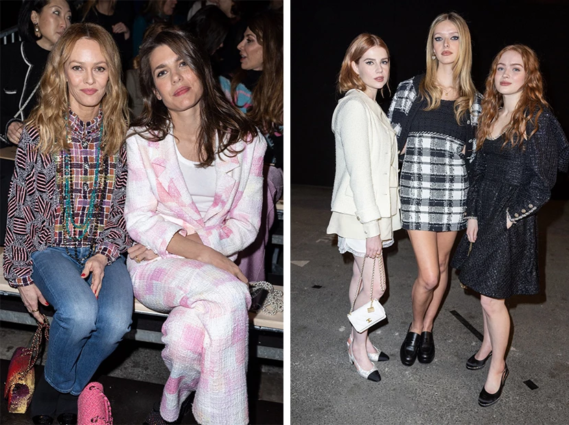 vidriera desfile de Chanel Alta Costura 2023